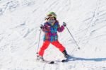 Deogyusan,korea - January 1: Skier Skiing On Deogyusan Ski Resort In Winter,south Korea On January 1, 2016 Stock Photo