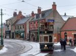 Stanley, County Durham/uk - January 20 : Old Tram At The North O Stock Photo