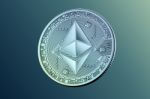 Ethereum Coin Stock Photo