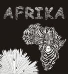 Drawing Background Africa Theme Stock Photo