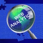 Web Analytics Means Optimizing Data And Online Stock Photo