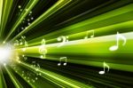Abstract Music Notes Design For Music Background Use Stock Photo