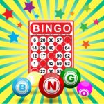 Illustration Of Bingo Card And Ball Stock Photo