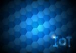 Internet Of Things Technology Hexagonal Abstract Background Stock Photo