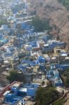 Aerial View Of Jodhpur City Stock Photo
