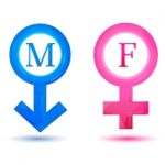 male female signs Stock Photo