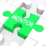 Mentor Puzzle Shows Mentoring Mentorship And Mentors Stock Photo
