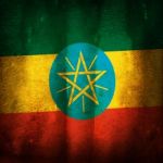 Old Grunge Flag Of Ethiopia Stock Photo