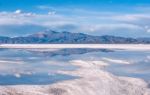 Salinas Grandes On Argentina Andes Is A Salt Desert In The Jujuy Stock Photo