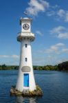 Cardiff, Wales - June 8 : Lighthouse In Roath Park Commemorating Stock Photo