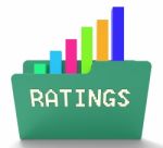 Ratings File Indicates Chart Classification 3d Rendering Stock Photo