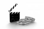 3d Movie Objects   Stock Photo