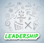 Leadership Ideas Represents Concepts Choices And Consider Stock Photo