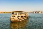 Boat On River Nile Stock Photo