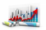 Economical Chart And Graph Stock Photo
