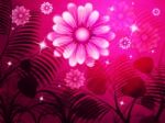 Copyspace Pink Represents Light Burst And Background Stock Photo