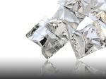 Foil Package Bag Stock Photo