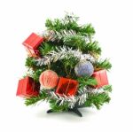 Decorated Christmas Tree Stock Photo