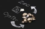 Oyster Zinc Supplementary Food Capsule Periodic Table Stock Photo