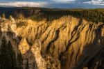 Grand Canyon Of Yellowstone Stock Photo
