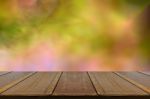 Blur Autumn Leaves Background Stock Photo