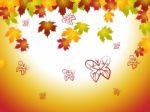 Nature Leaves Shows Autumn Countryside And Environment Stock Photo