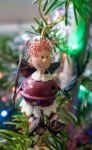 Funky Angel On A Christmas Tree Stock Photo
