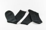 Pair Of Black Socks Stock Photo