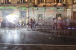 Fuzzy Vision Of Luminara Of Pisa Stock Photo