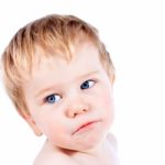 Blond And Blue Eyed Boy Toddler Stock Photo