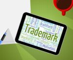Trademark Word Means Brand Name And Emblem Stock Photo