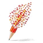Creative Pencil Broken Streaming With Text March Illustration Ve Stock Photo