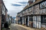 View Of Mermaid Hill In Rye East Sussex Stock Photo