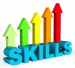 Improve Skills Means Improvement Plan And Abilities Stock Photo