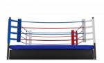 Boxing Ring Isolated On White Background Stock Photo