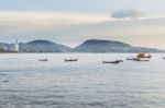 Patong Beach On Twilight Cloudy, Phuket, Thailand. It Is Well-kn Stock Photo