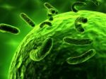 Bacteria Attacking Cell Stock Photo