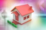Real Estate Concept House For Rent Stock Photo