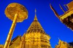 Wat Phra That Doi Suthep In Chiang Mai, Thailand Stock Photo