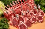 Lamb Chops Stock Photo