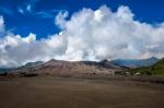 Mount Bromo Volcano (gunung Bromo)in Bromo Tengger Semeru National Park, East Java, Indonesia Stock Photo