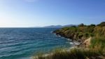 Wild Coast Of The Ionian Sea Stock Photo