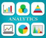 Analytics Charts Represents Business Graph And Statistics Stock Photo