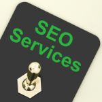 Seo Services Switch Stock Photo