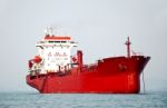 The Big Boat Of Oil Tanker Stock Photo