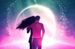 Couple In Love,3d Illustration Conceptual Background Stock Photo