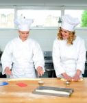 Young Female Chefs Stock Photo