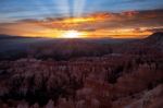 Dawn At Bryce Canyon Stock Photo