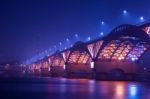 Seongsan Bridge In Korea Stock Photo