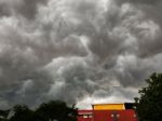 Stormy Clouds Sky Stock Photo